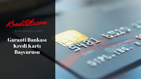 Garanti bankası ticari kredi kartı başvuru sonucu